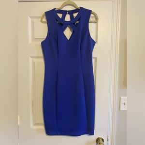 Guess
Womens Blue Sleeveless V-Neck Cut Out dress